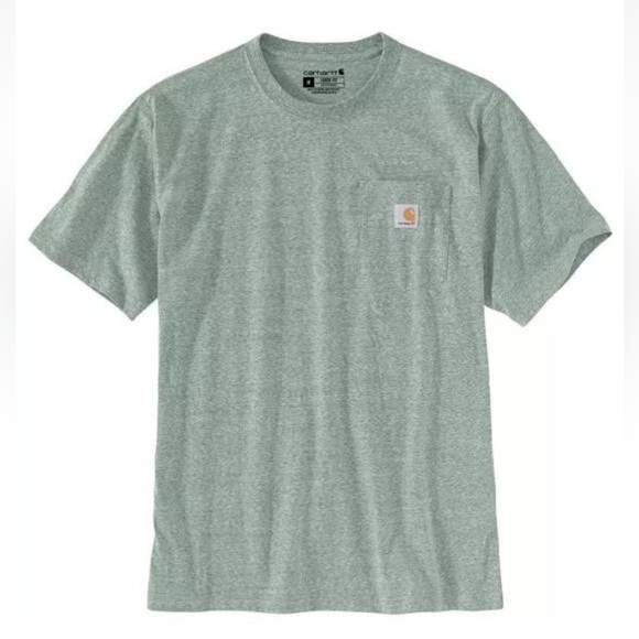 Carhartt Men's Original Fit Size XL Teal Green Blue Washed Look - Picture 1 of 7